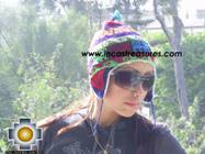 Chullo Hat Andean Design Huancavelica -  Product id: Alpaca-Hats09-16 Photo02