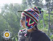 Chullo Hat Andean Design juliaca -  Product id: Alpaca-Hats09-17 Photo01