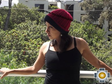 alpaca wool reversible hat achachila Inti