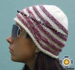 Alpaca Wool Hat worms marbling -  Product id: Alpaca-Hats09-44 Photo02