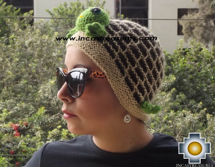 Alpaca Animal Hat Happy Turtle -  Product id: Alpaca-Hats13-06