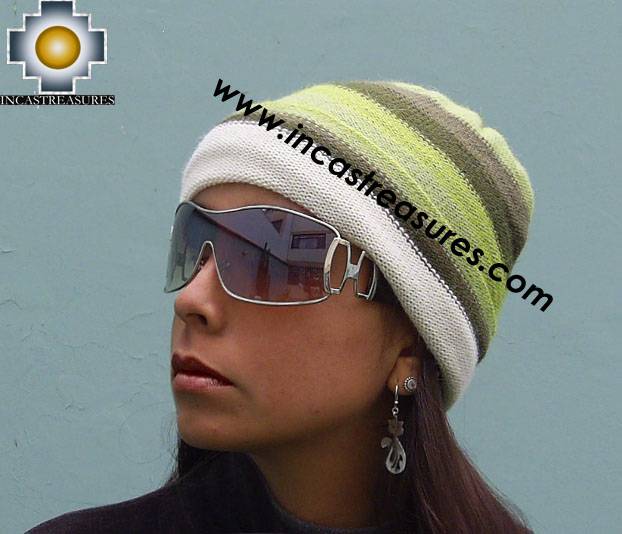 Alpaca Wool Reversible Hat andean woods - Product id: Alpaca-Hats09-50 Photo02