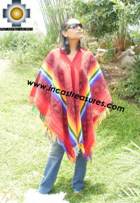 Andean Poncho Hualhua qusqu UNISEX  - Product id:  ANDEAN-PONCHO09-02 Photo01