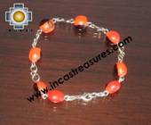 Jewelry bracelet huayruro seeds tuta  - Product id: Andean-Jewelry10-02 Photo03