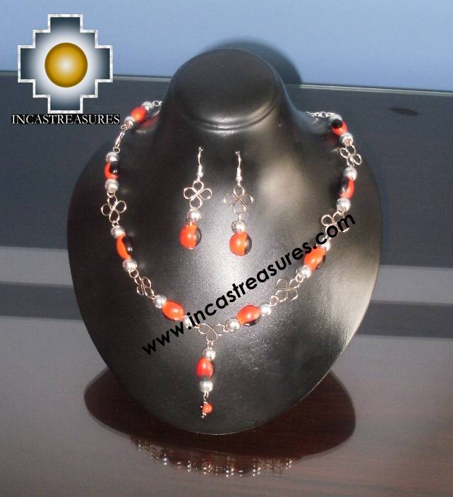 Jewelry kit Huayruro Seeds Awasqa - Product id: Andean-Jewelry10-06 Photo03