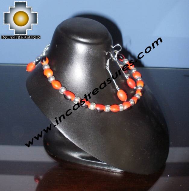 Jewelry kit Huayruro Seeds paru - Product id: Andean-Jewelry10-11 Photo03