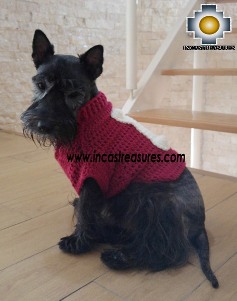 100% Alpaca Sweater for Dogs Huesito