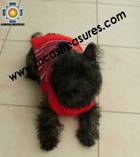 Dog Turtle neck sweater red - Product id: dog-clothing-10-07 Photo05