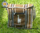 Andean Alpaca wool Handbag MESSENGER camel - Product id: HANDBAGS09-49 Photo02