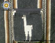 Andean Alpaca wool Handbag MESSENGER dark-grey - Product id: HANDBAGS09-44 Photo02