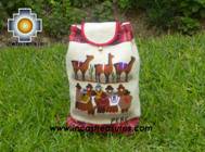 Beautiful Backpack with Incas culture borders pachamanca   - Product id: HANDBAGS09-68 Photo03