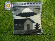 big Handmade sheep wool square handbag autumn - Product id: HANDBAGS09-29 Photo02