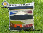 big Handmade sheep wool square handbag big-volcano - Product id: HANDBAGS09-26 Photo02