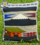 big Handmade sheep wool square handbag big-volcano - Product id: HANDBAGS09-26 Photo02