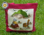 Handbag with handmade embroided grazing - Product id: HANDBAGS09-74 Photo03