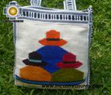 Handmade sheep wool square handbag PAISANAS - Product id: HANDBAGS09-07 Photo02