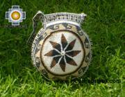 Round Handbag sheep wool day star - Product id: HANDBAGS09-34 Photo02