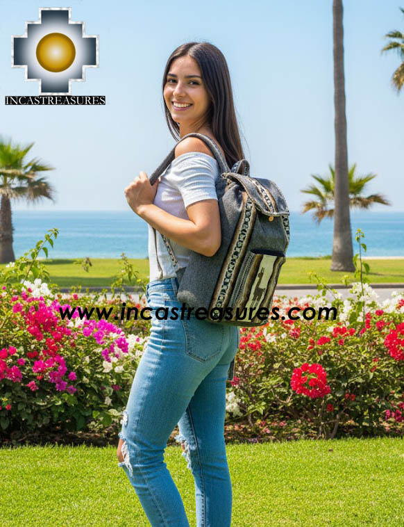 big alpaca travel backpack DARK GREY