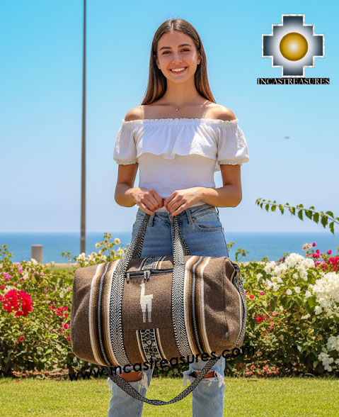 Big Alpaca Travel bag TAMBO silver - Product id: HANDBAGS09-57