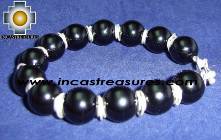 Jewelry 950 Silver bracelet onix - Product id: silver-Jewelry10-04 Photo08