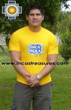 100% Pima Cotton Tshirt Inca Kola - Product id: cotton-tshirt09-03 Photo01