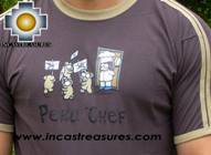 100% Pima Cotton Tshirt Peru Cheff - Product id: cotton-tshirt09-16 Photo02