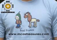 100% Pima Cotton Tshirt Peru fashion - Product id: cotton-tshirt09-18 Photo02
