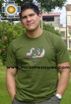 100% Pima Cotton Tshirt Peru Lake - Product id: cotton-tshirt09-20 Photo01