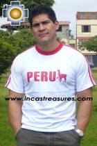 100% Pima Cotton Tshirt Peru White - Product id: cotton-tshirt09-26 Photo03