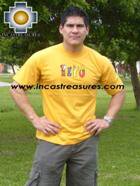 100% Pima Cotton Tshirt Peru Yellow - Product id: cotton-tshirt09-27 Photo02