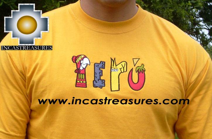 Cotton Tshirt Peru Yellow