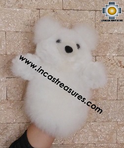 Alpaca Puppet Teddy Bear Selva - 100% Baby Alpaca - Product id: PUPPET16-01 Photo04