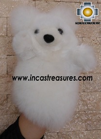Alpaca Puppet Teddy Bear Selva - 100% Baby Alpaca - Product id: PUPPET16-01 Photo02