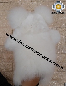 Alpaca Puppet Teddy Bear Selva - 100% Baby Alpaca - Product id: PUPPET16-01