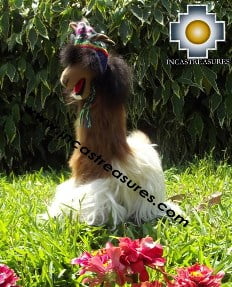 Alpaca Stuffed animal Julieta llama - 100% Baby Alpaca - Product id: TOYS13-02 Photo06