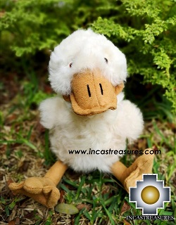 Alpaca Stuffed Duck Wachwa- 100% Baby Alpaca