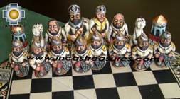 Big wooden royal Chess Set - 100% handmade - Product id: toys08-65chess, photo 05