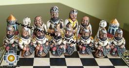 Big wooden royal Chess Set - 100% handmade - Product id: toys08-65chess, photo 04