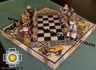 Big wooden royal Chess Set - 100% handmade - Product id: toys08-65chess, photo 03
