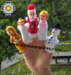 Hand-Knit finger puppet  christmas Special- Product id: TOYS08-42, photo 01