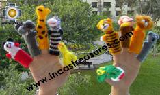 Hand-Knit finger puppet  wild-animals Special- Product id: TOYS08-45, photo 01