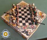 Big wooden royal Chess Set - 100% handmade - Product id: toys08-67chess, photo 03