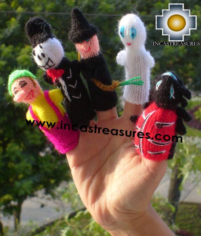 Hand-Knit finger puppet  Halloween Special- Product id: TOYS08-41